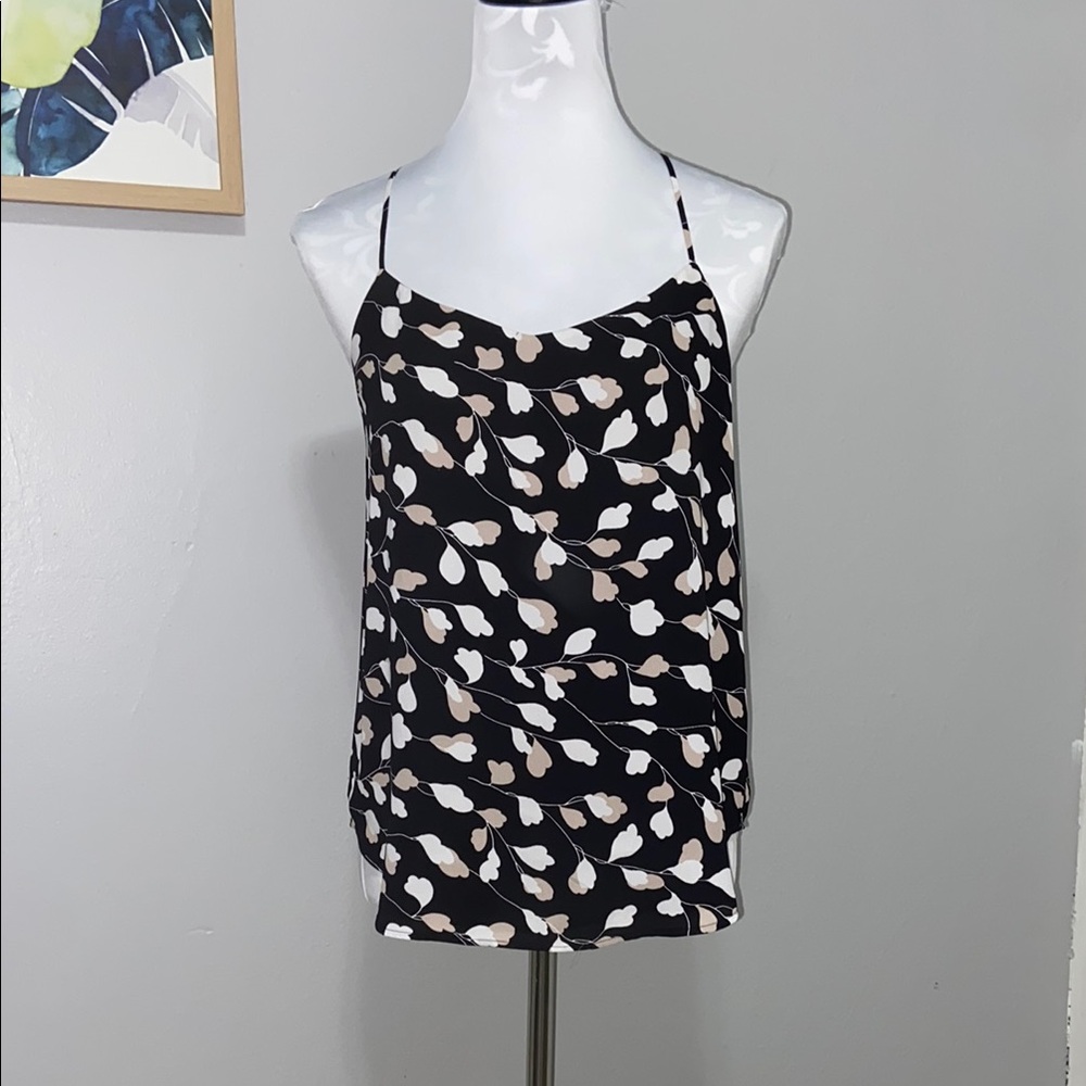 LOFT racerback floral tank